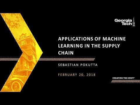 Applications of Machine Learning in the Supply Chain