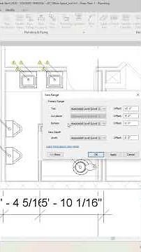 Revit Setting view range for Sanitary Drainage