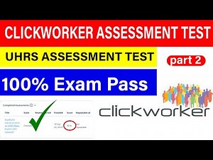 clickworker assessment test answers || uhrs qualification test || clickworker uhrs assessment
