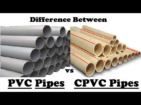 PVC Pipes vs CPVC Pipes
