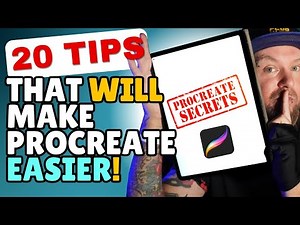 20 QUICK TIPS That will make Procreate Easier to use!