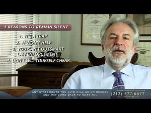 5 Reasons Not To Talk To Police Or Feds In New York