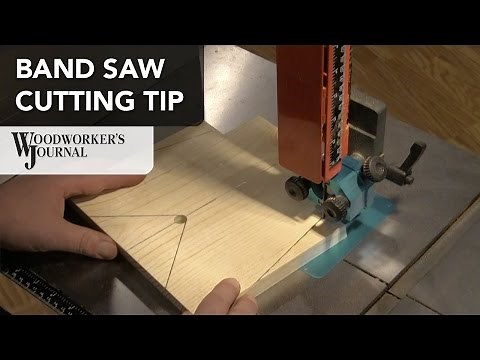 Tip for Making Angled Band Saw Cuts