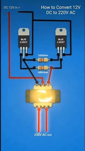How to Convert 12V DC to 220V AC