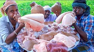 1.6M views · 42K reactions | We goat parts recipe with the traditional method.we use goat heart, goat liver, goat kidney, and goat lungs. Watch New Videos Here: https://www.youtube.com/channel/UCk3JZr7eS3pg5AGEvBdEvFg/ | Village Cooking Channel | Facebook