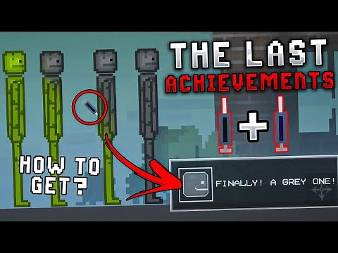 HOW TO GET LAST ACHIEVEMENTS in Melon Playground 17.0? Tutorial