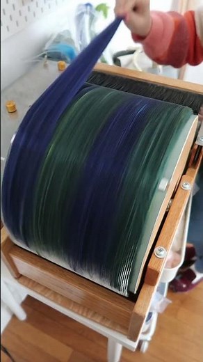 COLORBLOCK #2 Part 1 💙 Carding an Art Batt with Vegan Fibers - Making Yarn