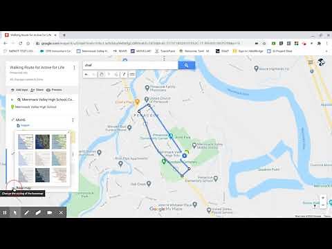 Google Maps Walking Route Instructional Video