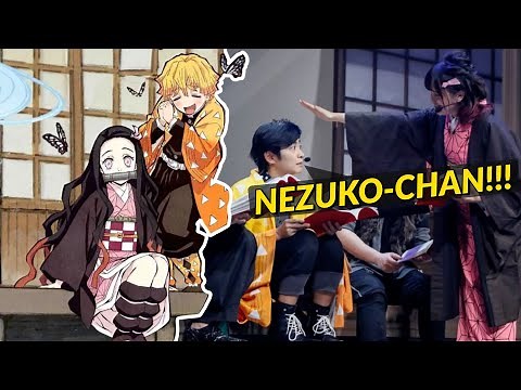 Compilation of Zenitsu's voice actor screaming Nezuko-chan Part 2