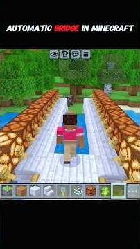 I Built An Automatic Bridge In Minecraft!