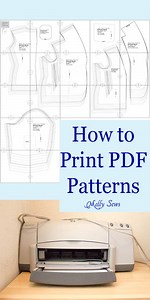 How to Print PDF Sewing Patterns