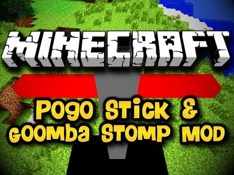 Minecraft Pogo Stick & Goomba Stomp Mod! (HD)