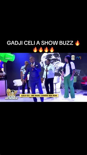 Gadji Celi à Show Buzz - carrière et live highlights