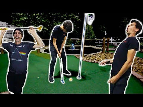 LUCKIEST MINI GOLF SHOTS EVER! *Part 1*