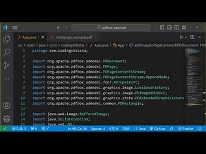 Java Apache PDFBox Tutorial to Create & Modify PDF with Images, Text & Adding Watermarks Ful