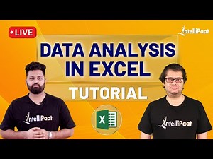 Data Analytics Course | Data Analysis in Excel | Excel Data Analytics Tutorial | Intellipaat