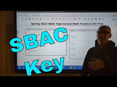 SBAC Practice Test, Walk Through of a Smarter Balanced Exam