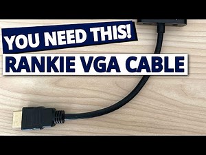 Rankie VGA Cable Review: The BEST Budget-Friendly Monitor Cable for 1080p?