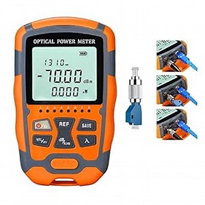 Duogalia Fiber Optic Tester Portable Fiber Light Power Meter SC/FC/ST Universal Interface Fiber Tester Built-in 10Km Visual Fault Locator (OPM&VFL) with FC to LC Adapter: Amazon.com: Industrial & Scientific