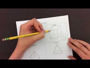 How to draw 6 basic geometric forms