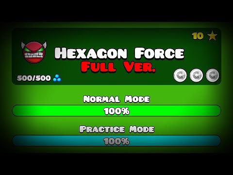 【🛑】HEXAGON FORCE FULL VERSION! BY: HOAPROXGD (Full HD) || Geometry Dash 2.113