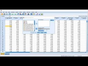 Independent samples t-test using SPSS (short demo; April 2020)