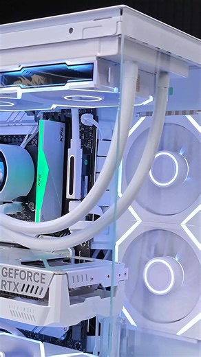 Swapped the stock black cables for Hydrus ARGB cables — and now everything looks much cleaner and more minimal. Just connect it to the stock cable’s male connector, like this: PSU → stock cable → Hydrus → motherboard. Clean cable management, no hassle. The upward-facing version makes the build look more unified from the side,cutting down visual clutter and keeping everything cohesive. Perfect for builders who want a cleaner, more premium, and unified look. So which one would you choose — Aurora