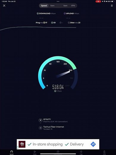 How fast is Xfinity WiFi?