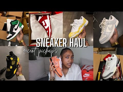 SNEAKER HAUL 2023 || *recent pickups, Dunks, Jordans, New Balance & more!*