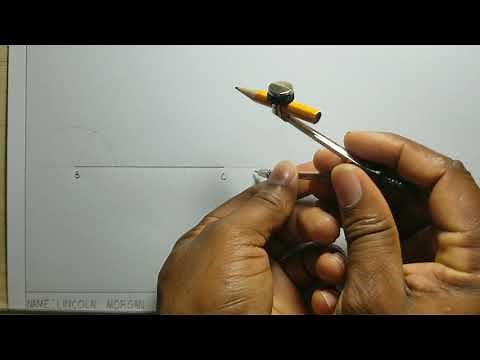 How to construct a triangle given the base and base angles