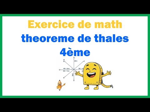 Math exercise 4th theorem of Thales