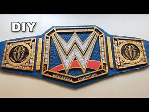 How To Make Universal Championship Title Belt | DIY WWE Universal Championship
