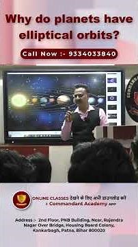 Why Do Planets Have Elliptical Orbits? | Explained by Sudhir Sir