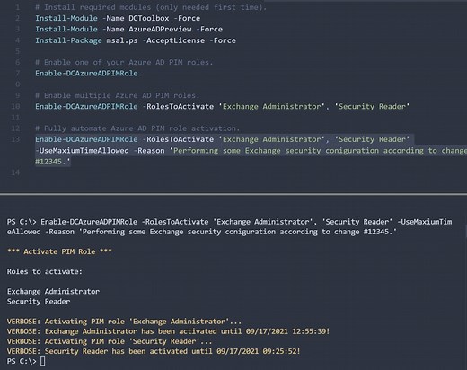 Activate your Azure AD PIM roles with PowerShell