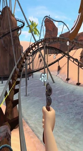 Roller Coaster Shooting || Gameplay Experience in VR || Oculus Headset Quest 2