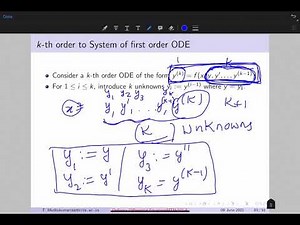 Lecture-08: Higher Order (Linear) ODE and Dimension of Solution Space