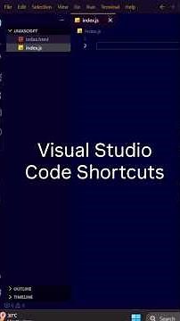 Visual Studio code Shortcuts | short tips