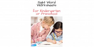 37  Free Sight Word Worksheets for Kindergarten or Preschool | Mrs. Karle's Sight and Sound Reading