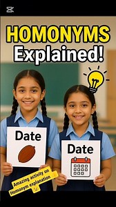 Exploring Homonyms | English Learning Activity #school #shorts #kidslearning #englishforbignners