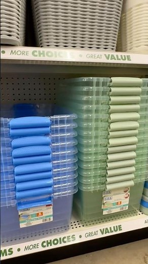 ✨Stackable storage Box with lid at Dollartree ✨
