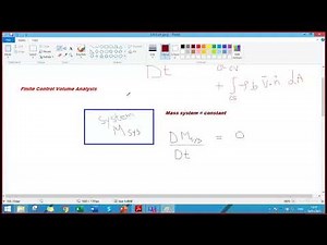 Chapter 5: Finite Control Volume Analysis | Part 1 | Lecture 23 #FluidMechanics #ControlVolume
