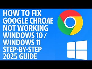 How To Fix Google Chrome Not Working on Windows 10 / Windows 11 | Step-by-Step 2026 Guide