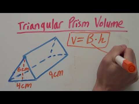 Triangular Prism Volume | How to find the volume of a triangular prism