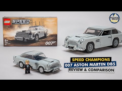 LEGO Speed Champions 76911 007 Aston Martin DB5 detailed building review & comparison
