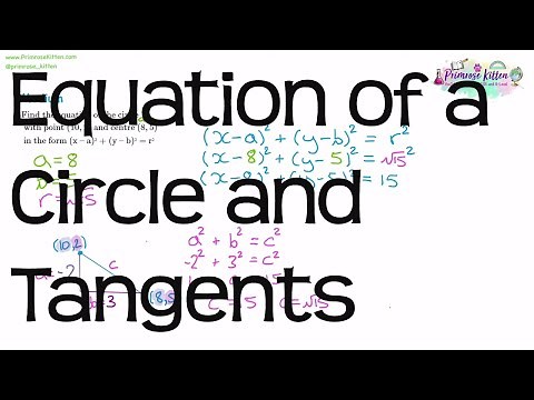 Equation of a Circle and Tangents | Revision for Further Maths GCSE, Level-2 and Level-3 FSMQ
