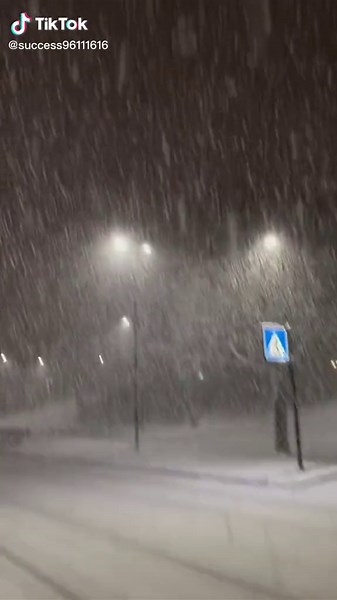 Beautiful Night Snow Views | Aesthetic Snow Video Compilation