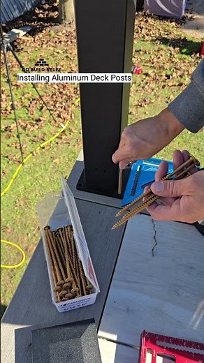Installing Deck Railing posts