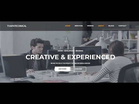 Create a Website using HTML and CSS in Hindi with Source Code