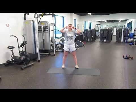 How to do a standing criss cross crunch!
