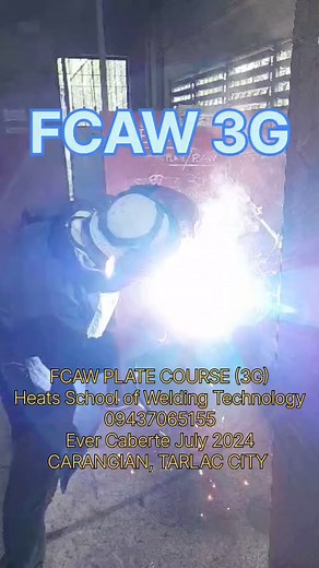 FCAW PLATE COURSE A GOOD ADVANCE COURSE FOR SMAW WELDERS AND GTAW WELDERS. FCAW IS IN DEMAND IN AUSTRALIA, CANADA, NEW ZEALAND, JAPAN AND EUROPE #FCAW #welding @followers FOLLOW OUR FB PAGE HEATS SCHOOL OF WELDING TECHNOLOGY INC. Inspecciones Generales Inc - IGI Philippine Welders and Fitters Society Inc Mr Senior Welding Inspector Miss Welding Inspector | HEATS SCHOOL OF WELDING TECHNOLOGY INC.